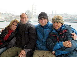 Família em Istambul
