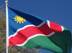 Bandeira Namíbia