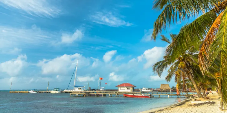 San Pedro Town Beach in Belize