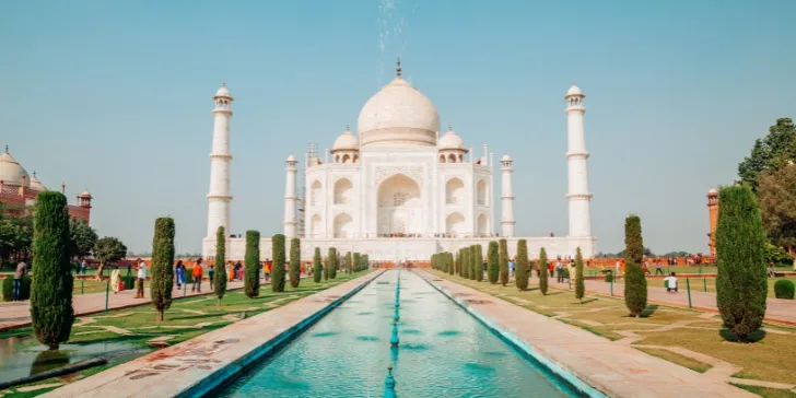 Taj Mahal in Agra, India - Índia