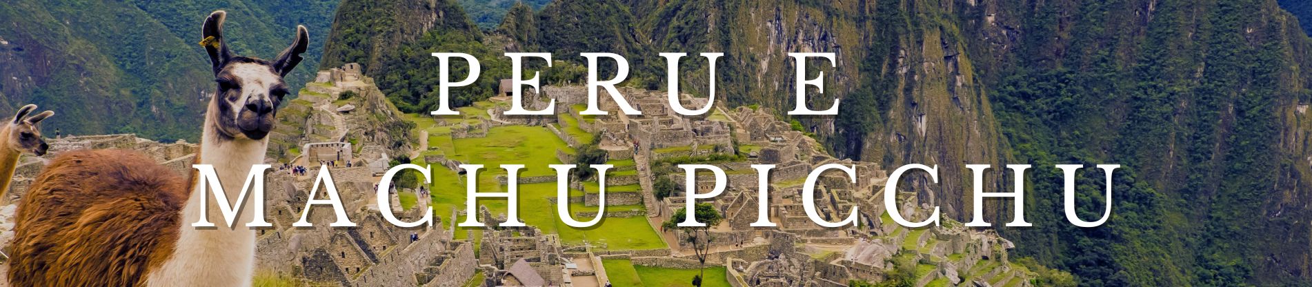Banner Pacotes para Peru e Machu Picchu