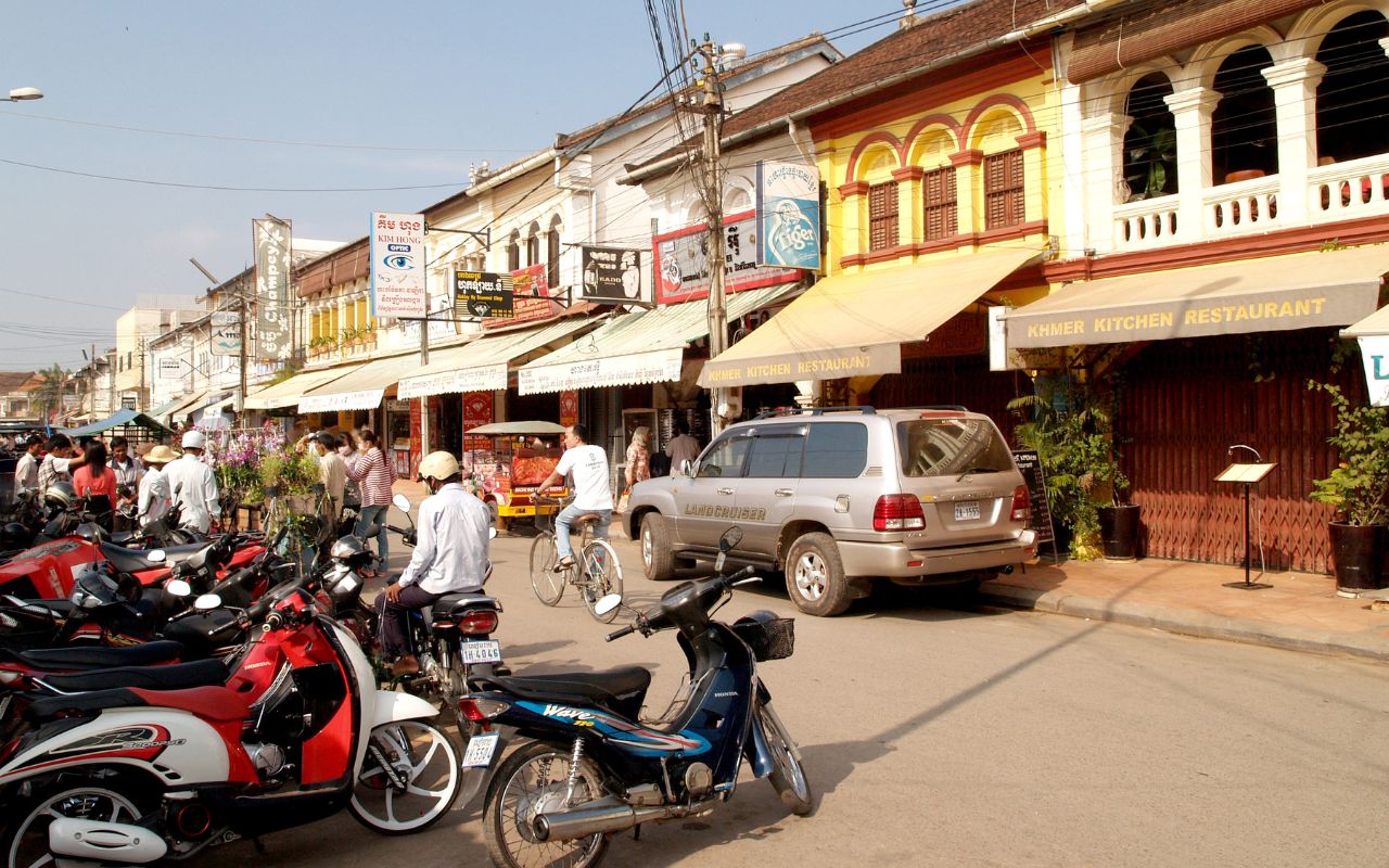 Área do Mercado Antigo - Siem Reap - Camboja