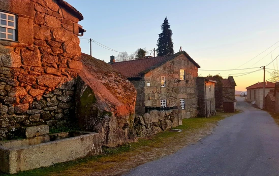 Vilarejos típicos da região de Trás- os - montes em Portugal