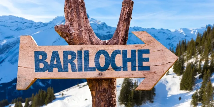 Bariloche sign - Bariloche com neve