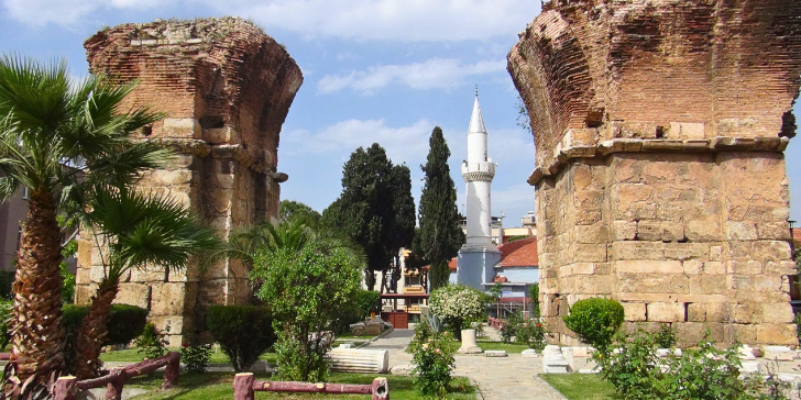 Ruínas em Filadélfia na Turquia