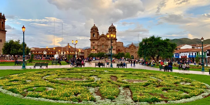 Catedral de Cusco na Plaza de Armas em Cusco