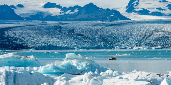 Vatnajökull glacier na Islândia