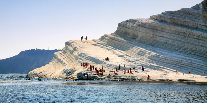 Escada dos Turcos em Agrigento na Itália