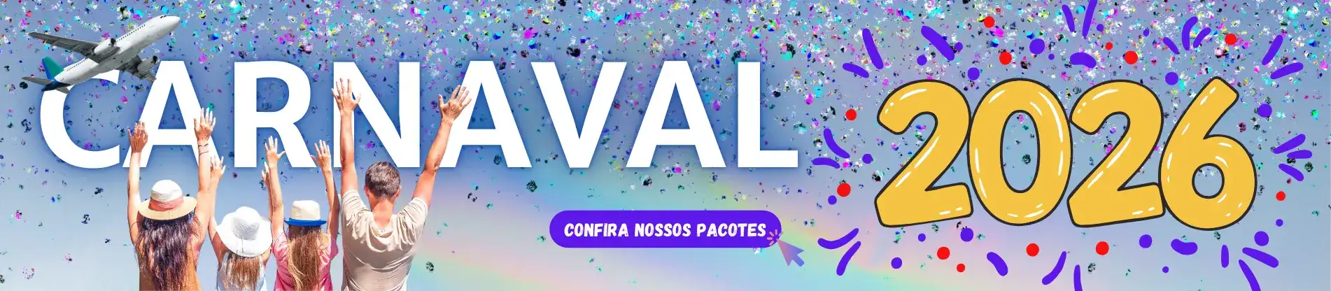 Banner Gold Trip pacotes de Carnaval 2026