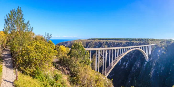 Bloukrans Bridge em Tsitsikamma - Rota Jardim