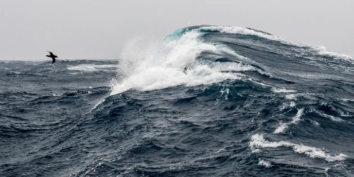 Estreito de Drake na Antártida