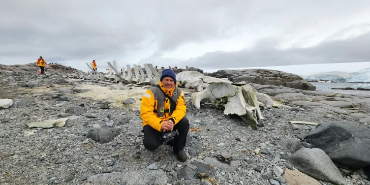 Peter Goldschmidt na Antártida