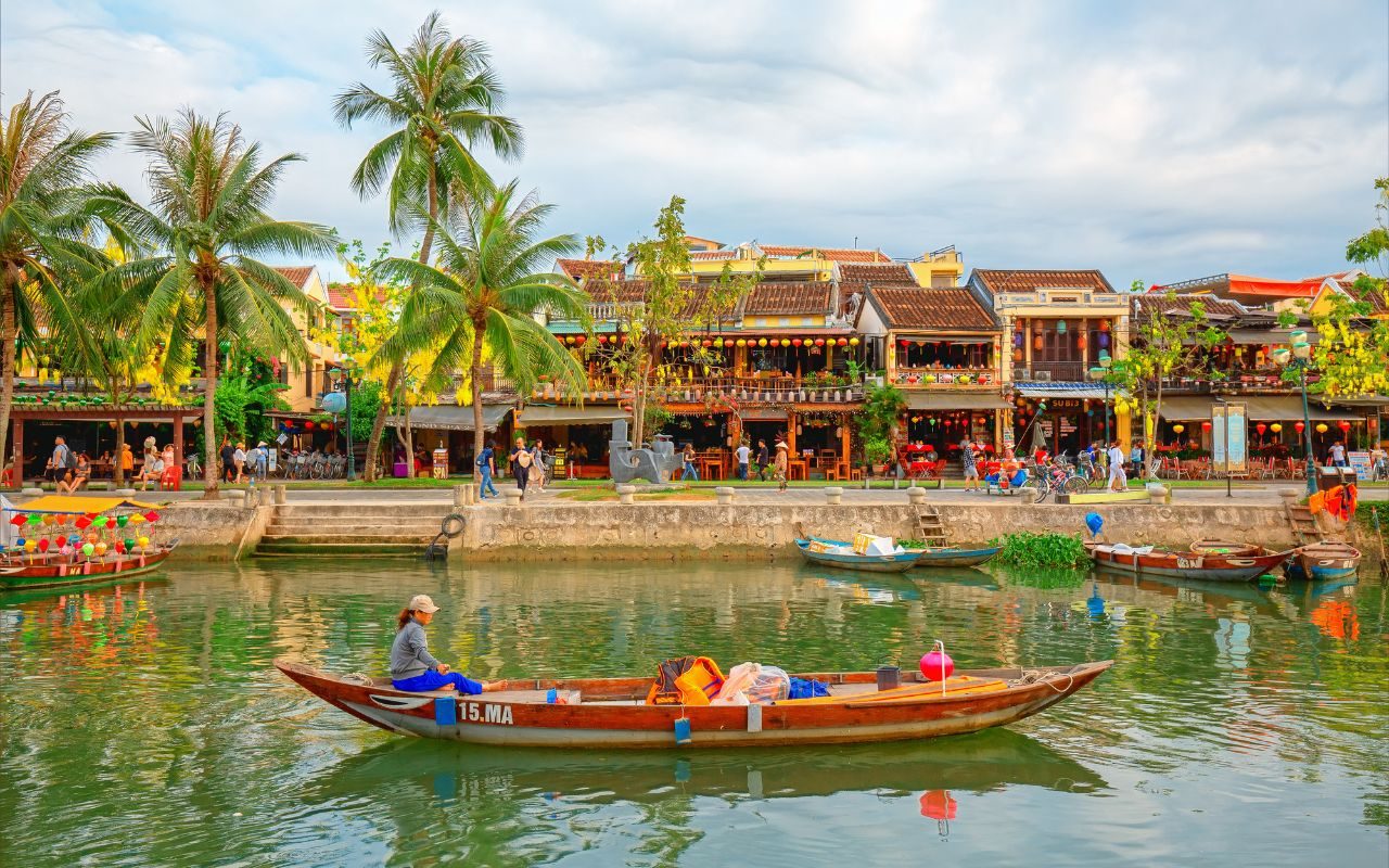 Porto de Hoi An_Vietnã_ Centro-Sul do Vietnã