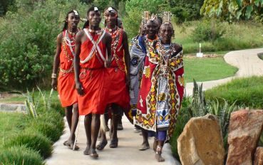 Tribo Massai na Reserva Massai Mara no Quênia - África