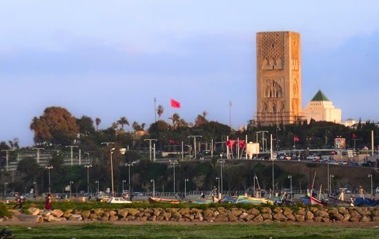 Torre Hassan em Rabat no Marrocos